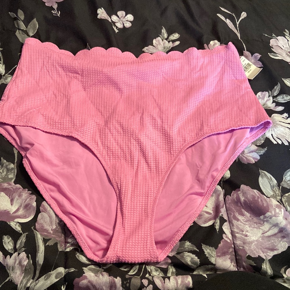Brand New Aerie Pink High Waisted Bikini Bottoms